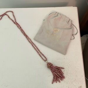 Kendra Scott Rose Beaded Tassel Necklace